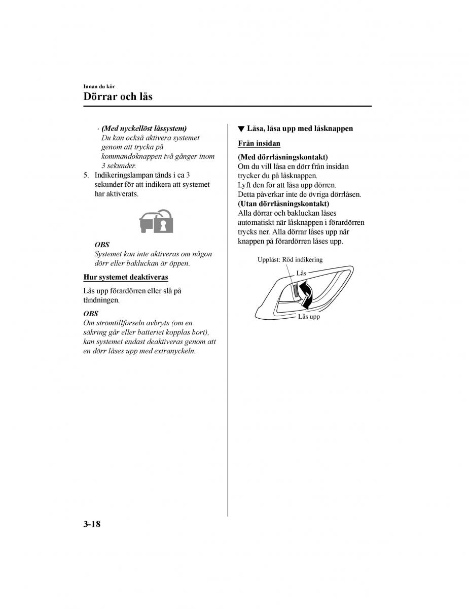 Mazda CX 5 II 2 instruktionsbok / page 109