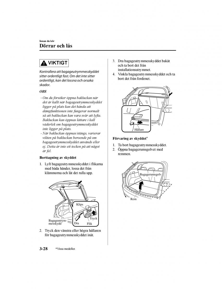 Mazda CX 5 II 2 instruktionsbok / page 119