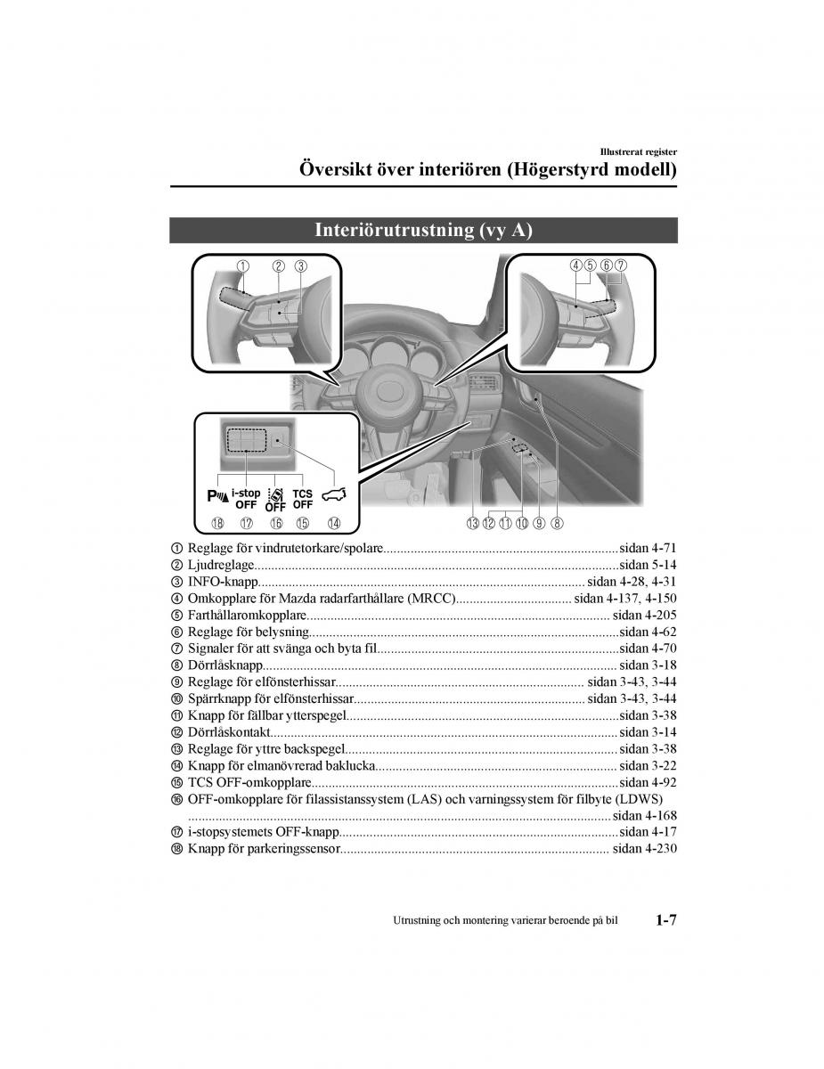 Mazda CX 5 II 2 instruktionsbok / page 18