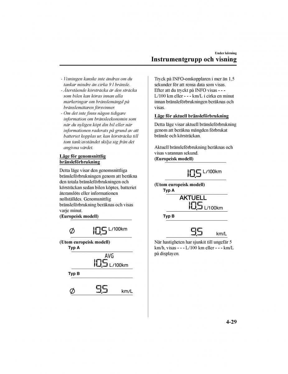 Mazda CX 5 II 2 instruktionsbok / page 192