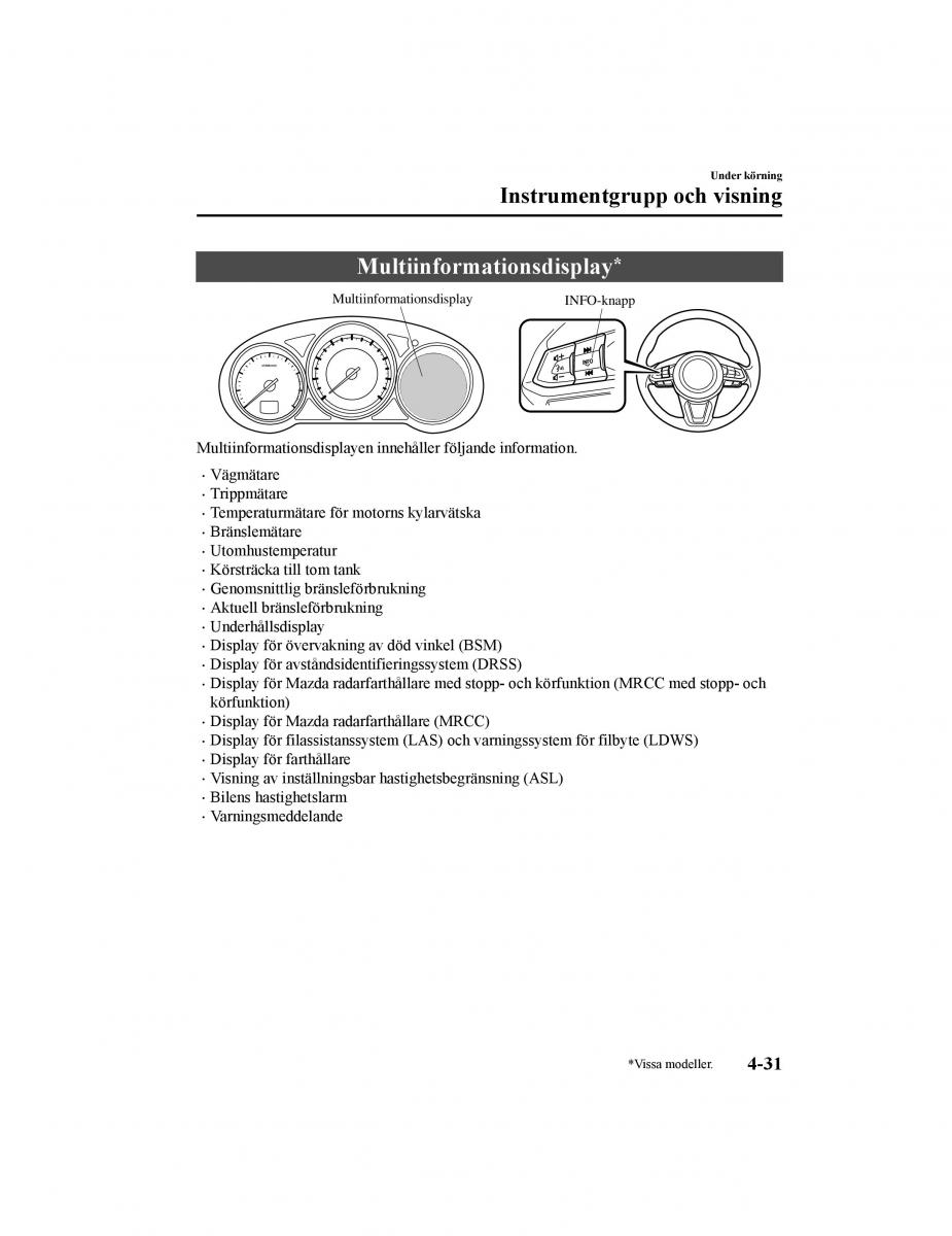 Mazda CX 5 II 2 instruktionsbok / page 194