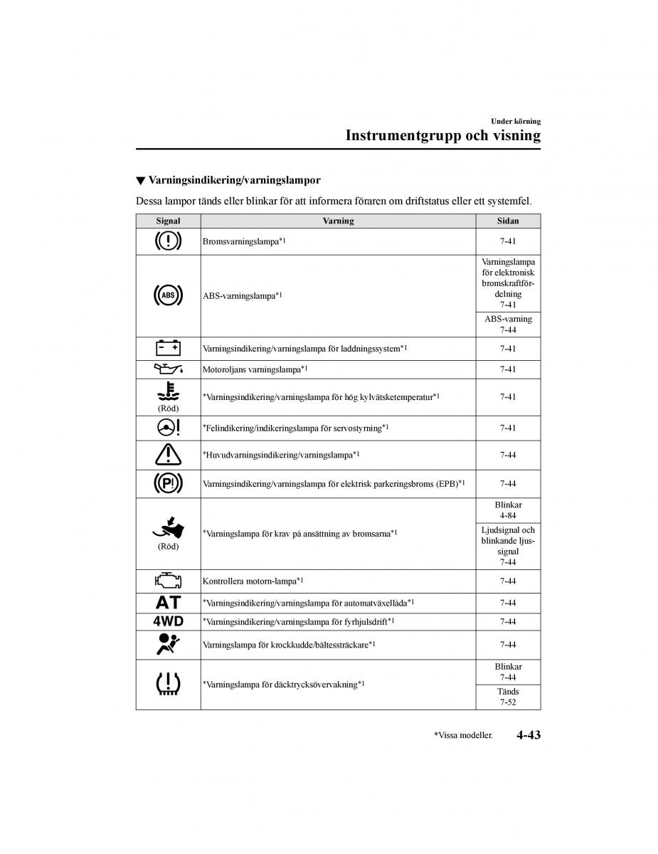 Mazda CX 5 II 2 instruktionsbok / page 206