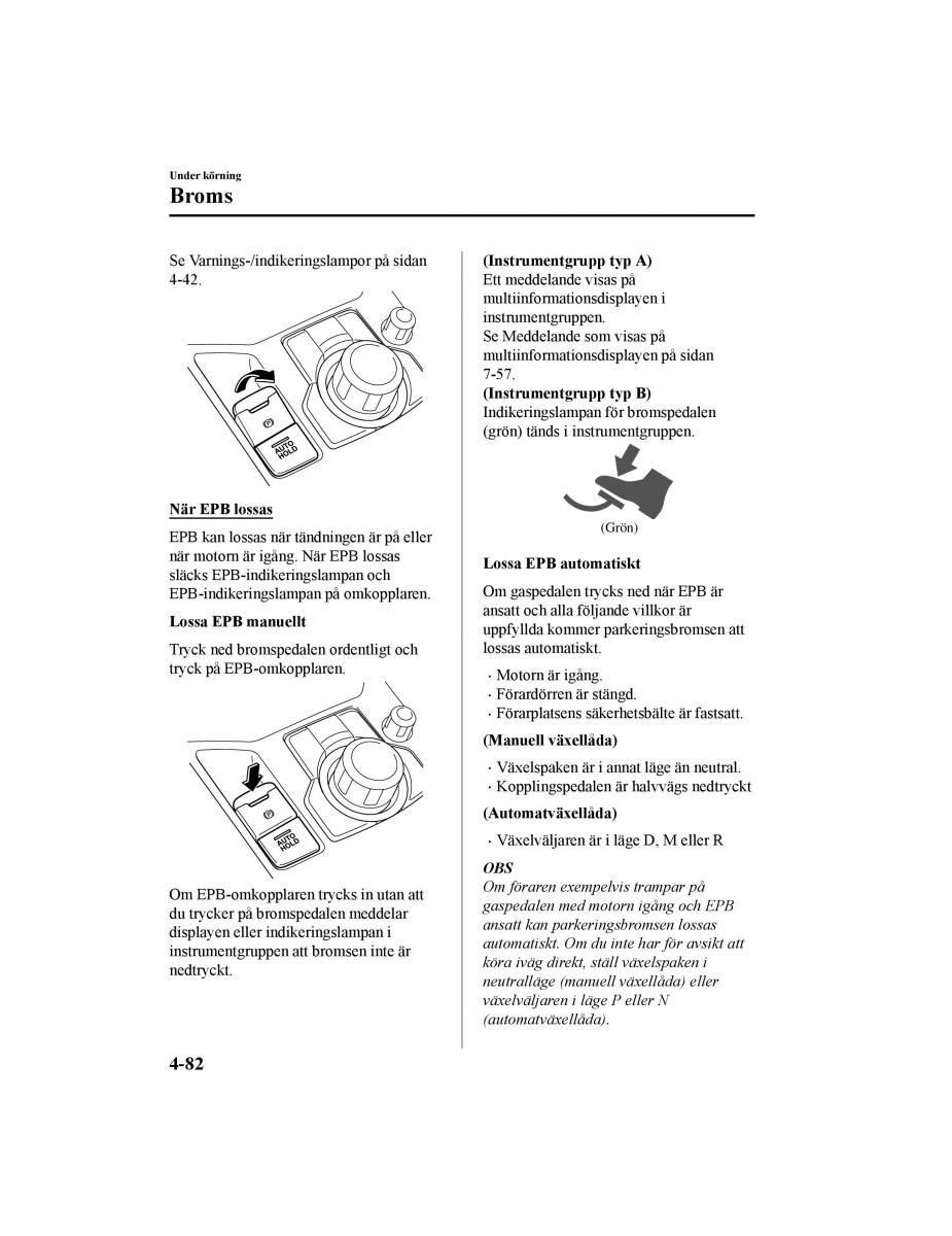 Mazda CX 5 II 2 instruktionsbok / page 245