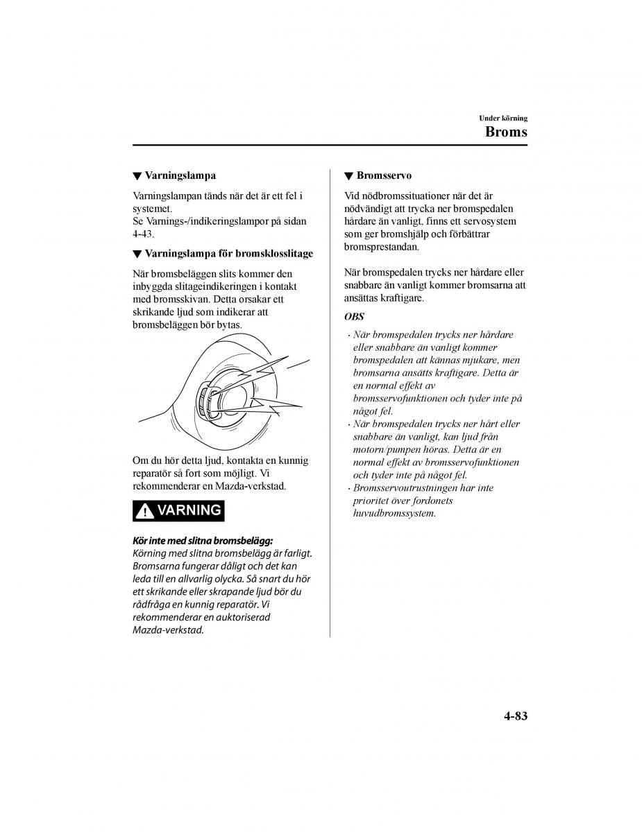 Mazda CX 5 II 2 instruktionsbok / page 246