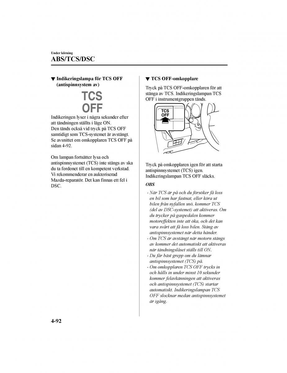 Mazda CX 5 II 2 instruktionsbok / page 255