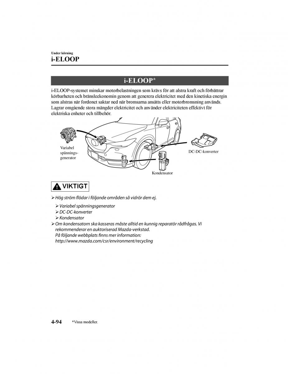 Mazda CX 5 II 2 instruktionsbok / page 257