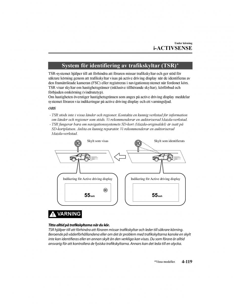 Mazda CX 5 II 2 instruktionsbok / page 282