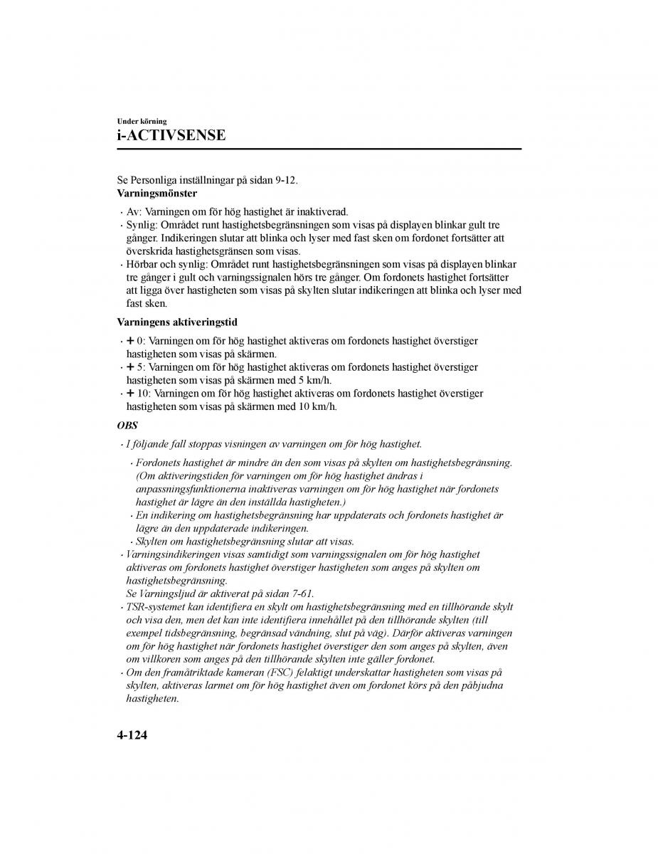 Mazda CX 5 II 2 instruktionsbok / page 287