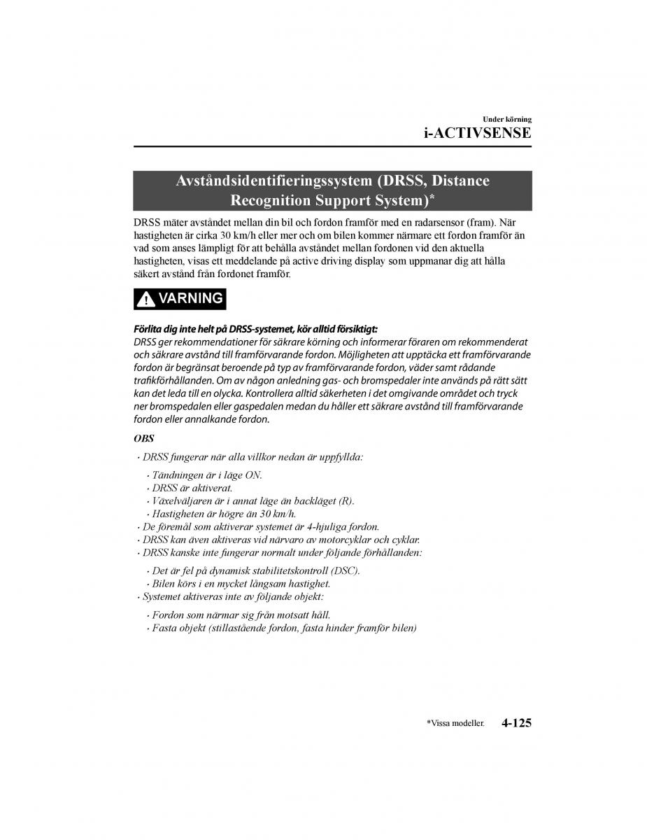 Mazda CX 5 II 2 instruktionsbok / page 288