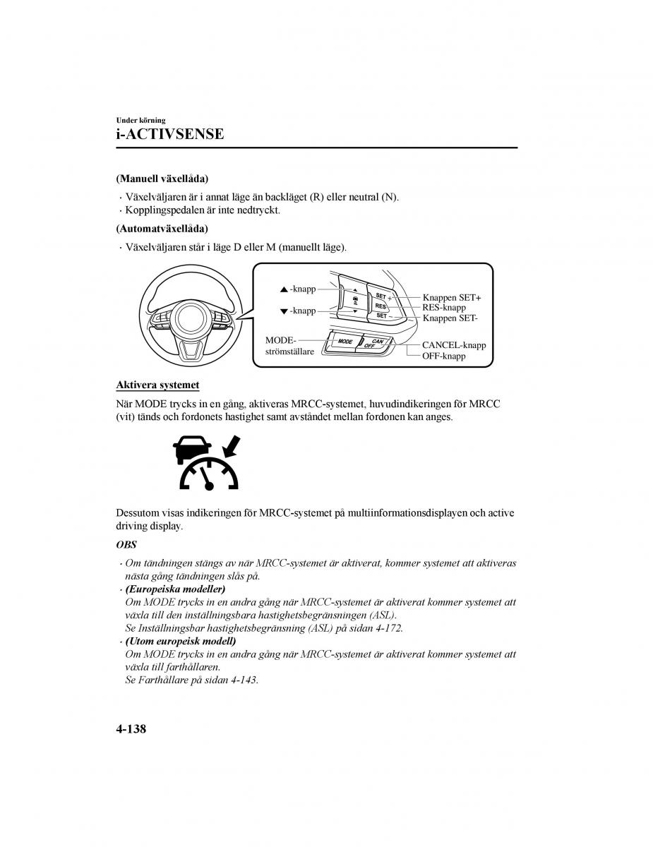 Mazda CX 5 II 2 instruktionsbok / page 301