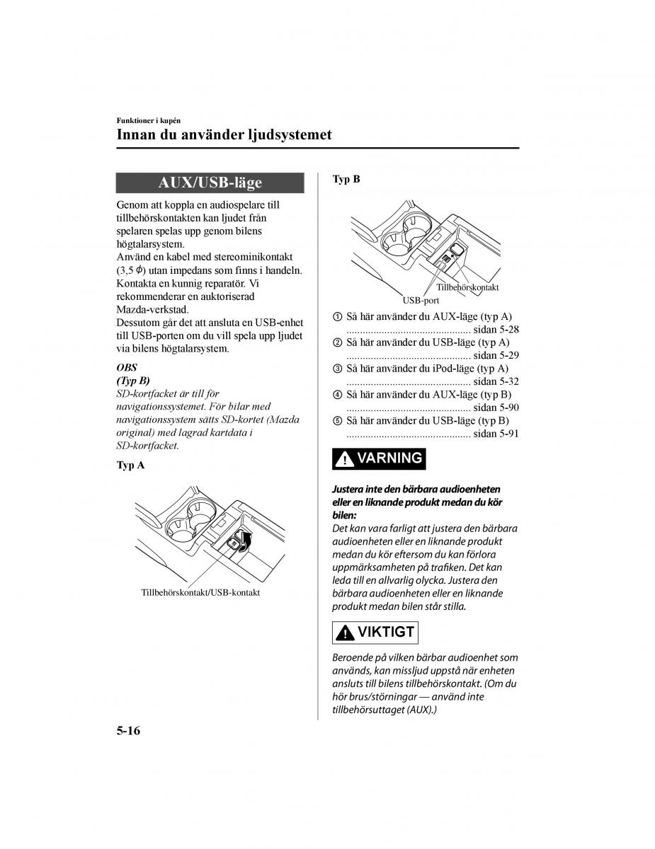 Mazda CX 5 II 2 instruktionsbok / page 413