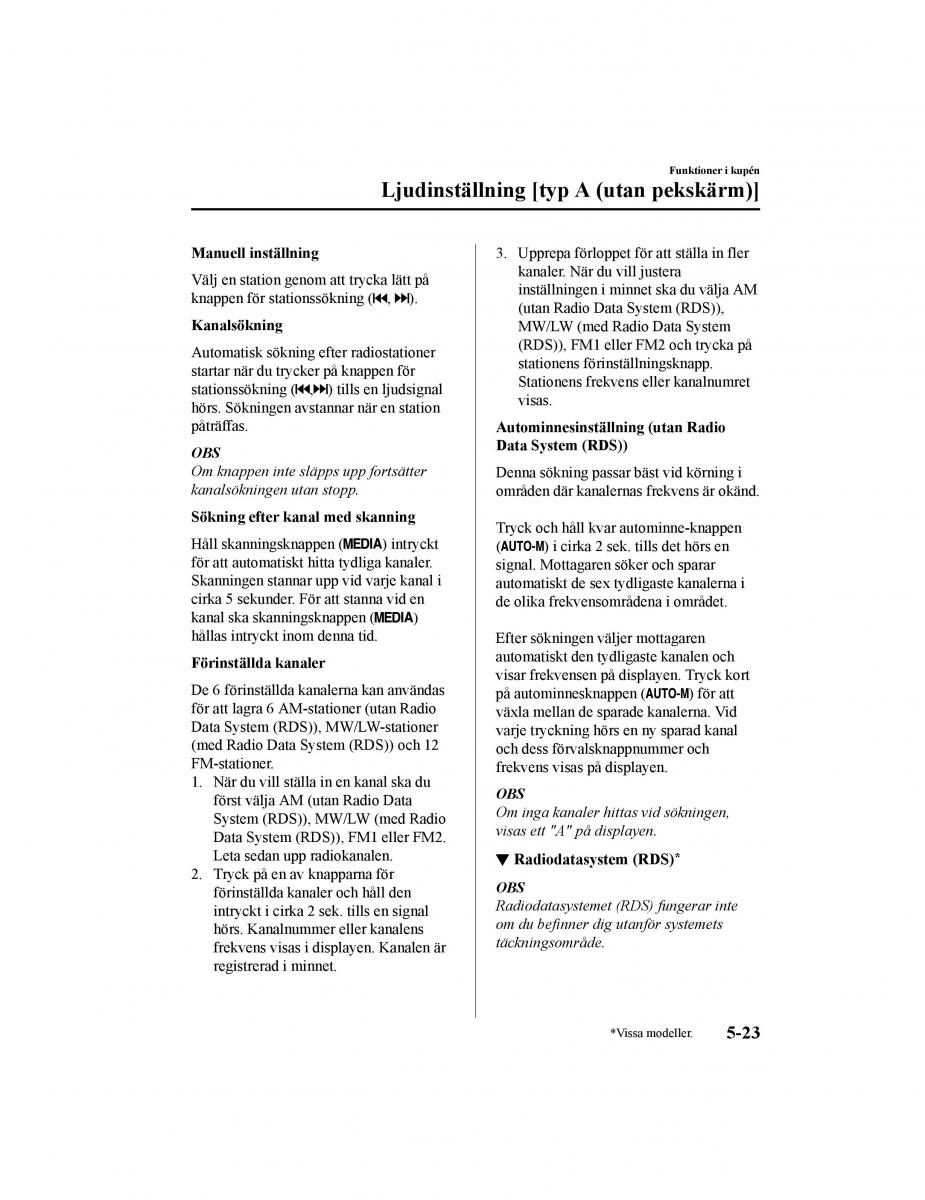 Mazda CX 5 II 2 instruktionsbok / page 420