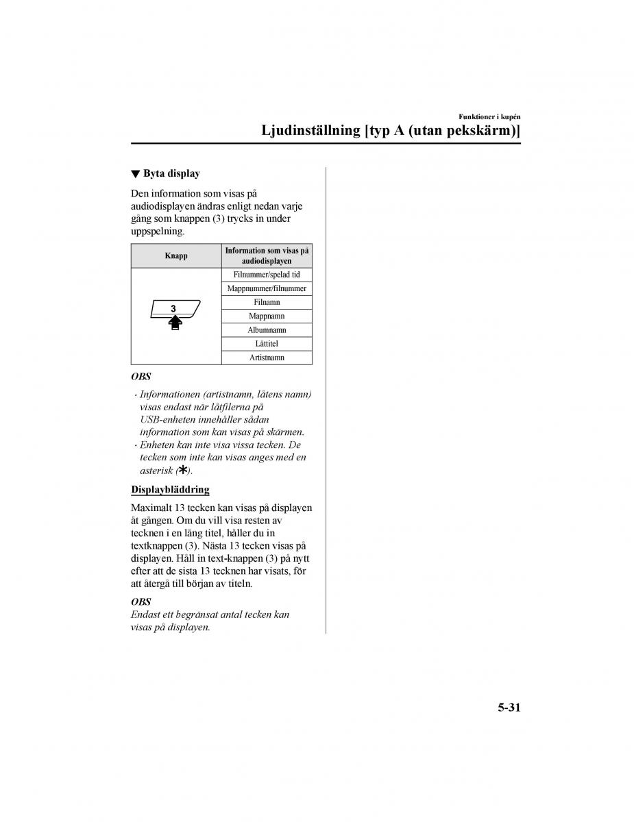 Mazda CX 5 II 2 instruktionsbok / page 428