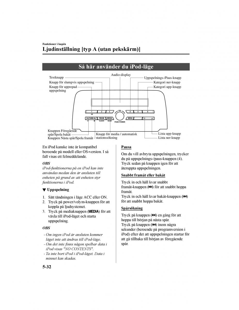 Mazda CX 5 II 2 instruktionsbok / page 429