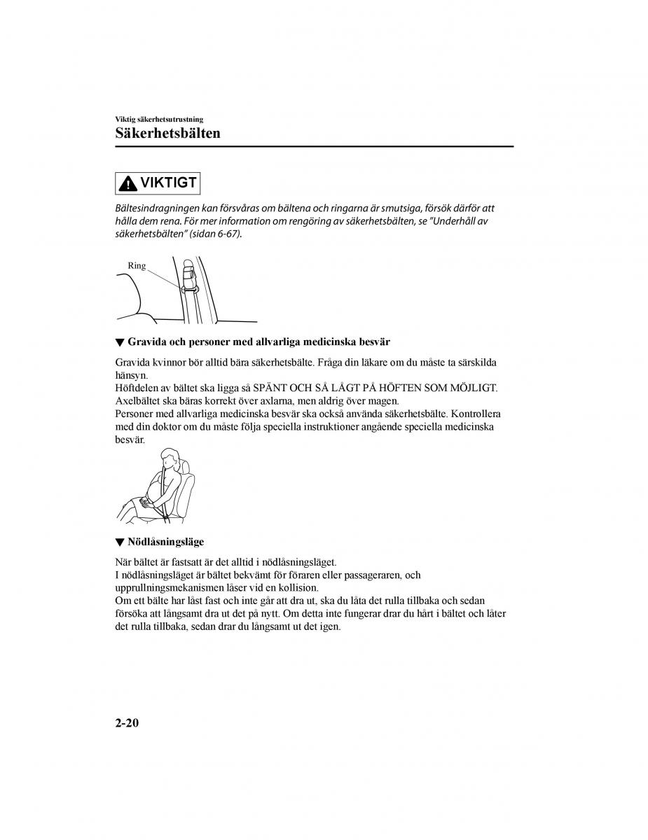 Mazda CX 5 II 2 instruktionsbok / page 45