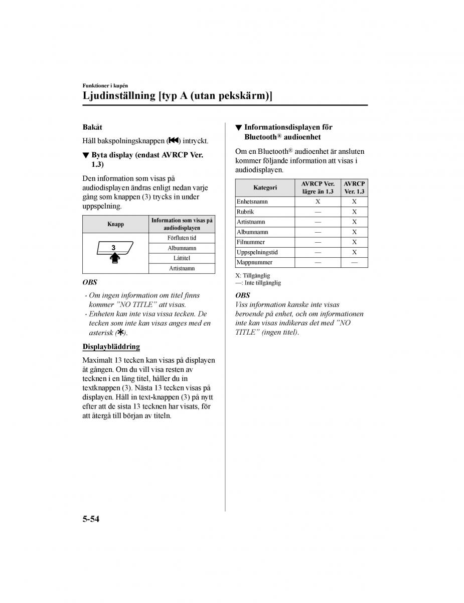 Mazda CX 5 II 2 instruktionsbok / page 451