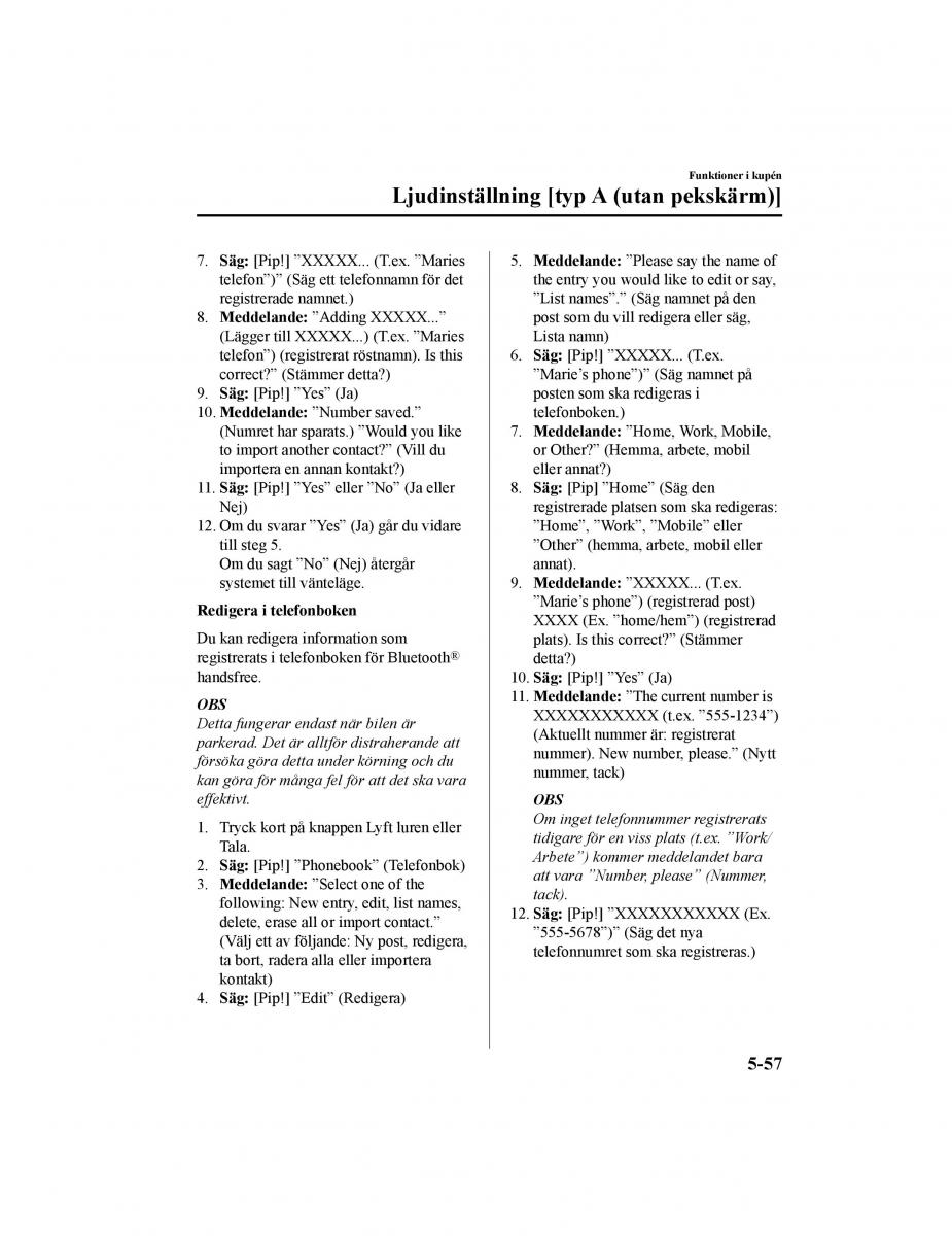 Mazda CX 5 II 2 instruktionsbok / page 454