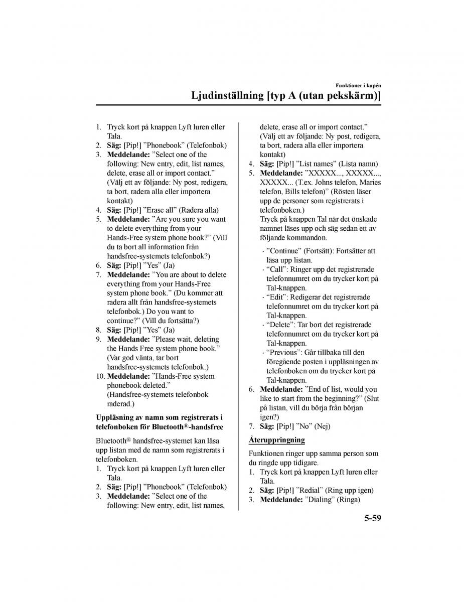 Mazda CX 5 II 2 instruktionsbok / page 456