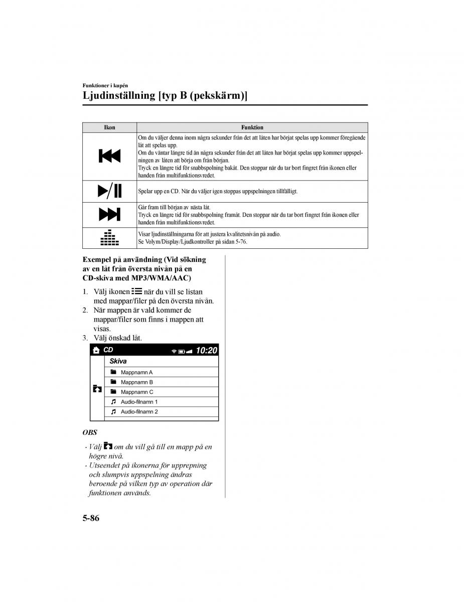 Mazda CX 5 II 2 instruktionsbok / page 483