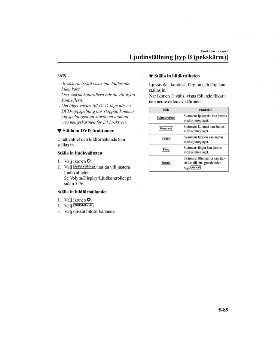 Mazda CX 5 II 2 instruktionsbok / page 486