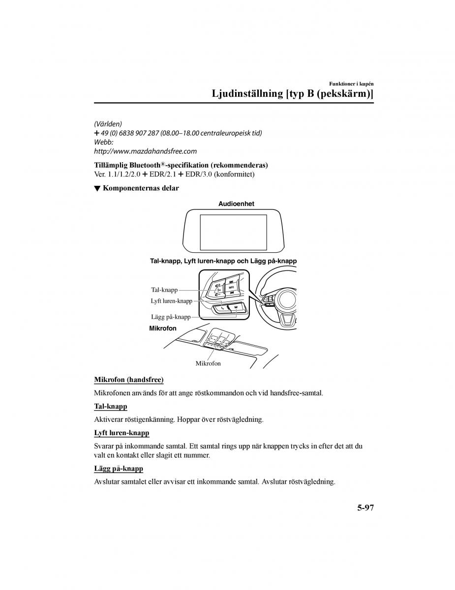 Mazda CX 5 II 2 instruktionsbok / page 494