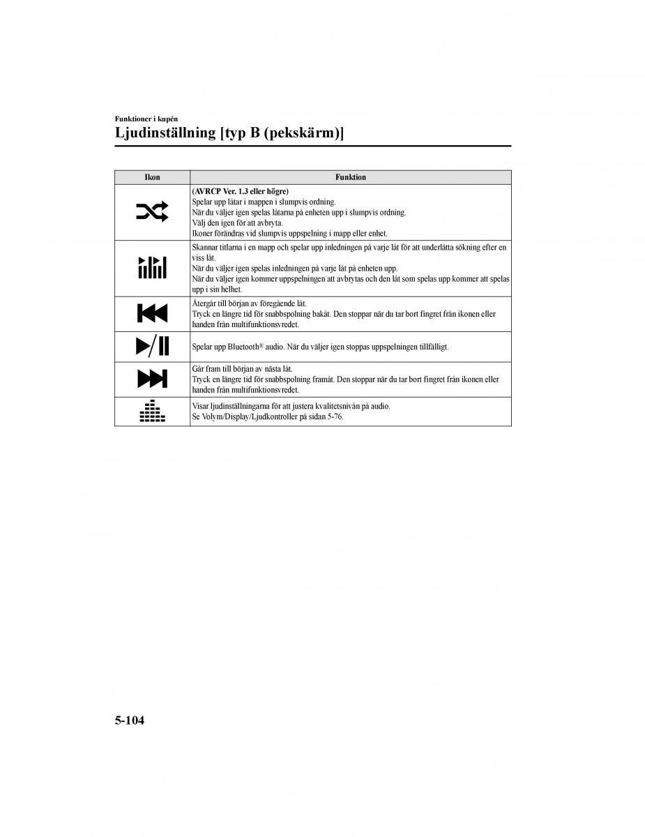 Mazda CX 5 II 2 instruktionsbok / page 501