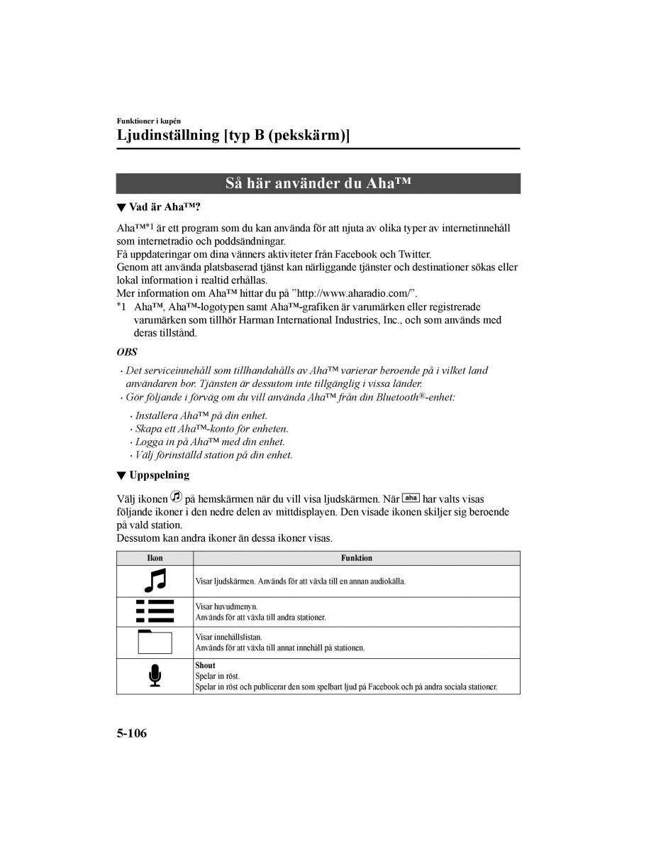 Mazda CX 5 II 2 instruktionsbok / page 503