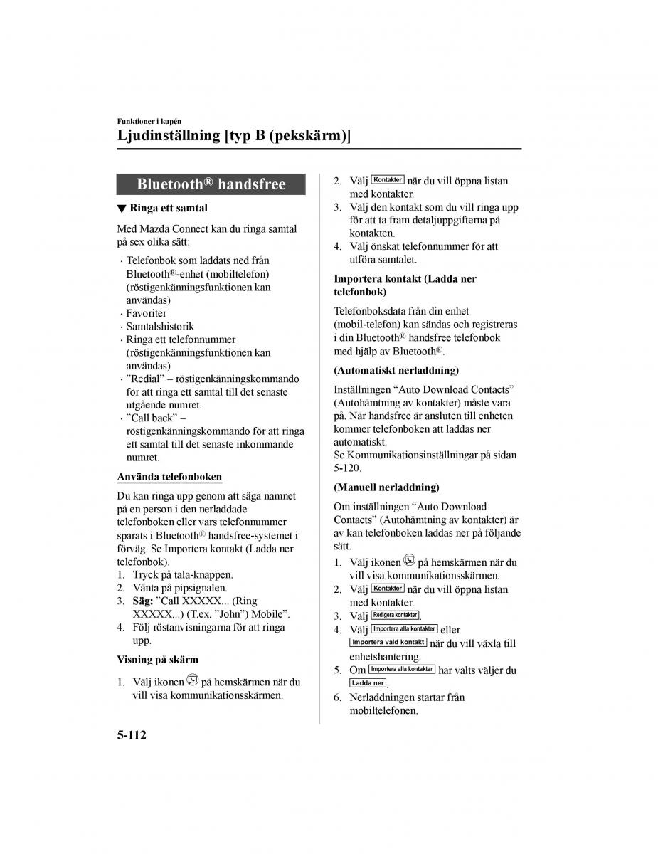 Mazda CX 5 II 2 instruktionsbok / page 509