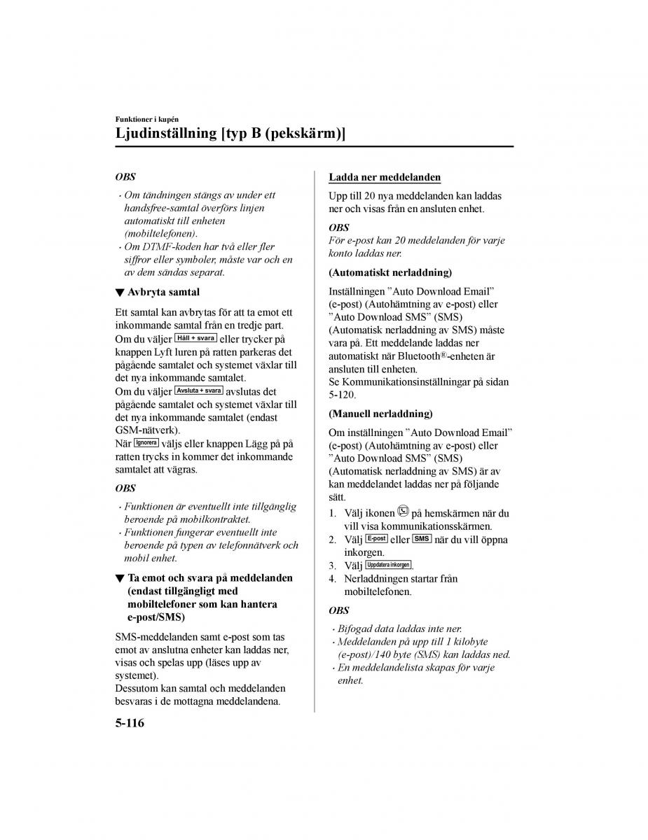 Mazda CX 5 II 2 instruktionsbok / page 513