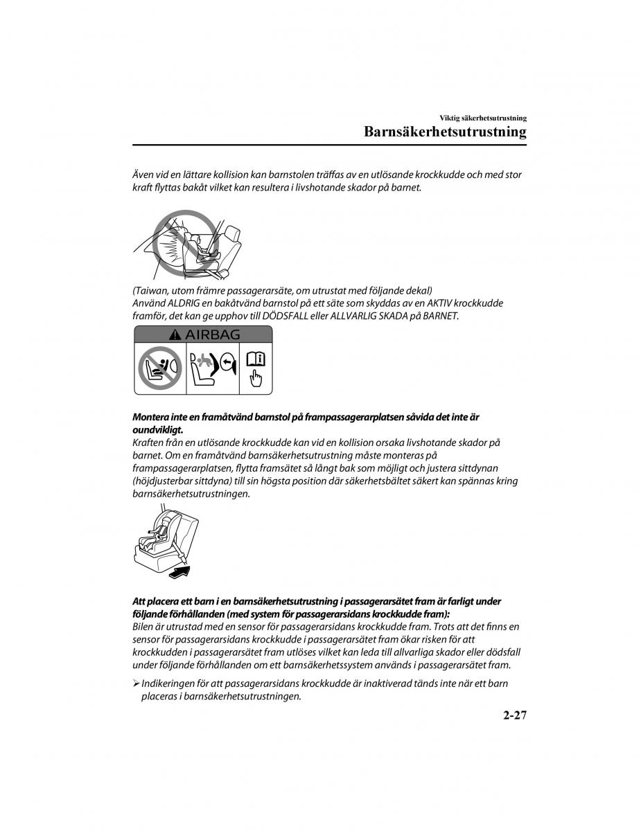 Mazda CX 5 II 2 instruktionsbok / page 52