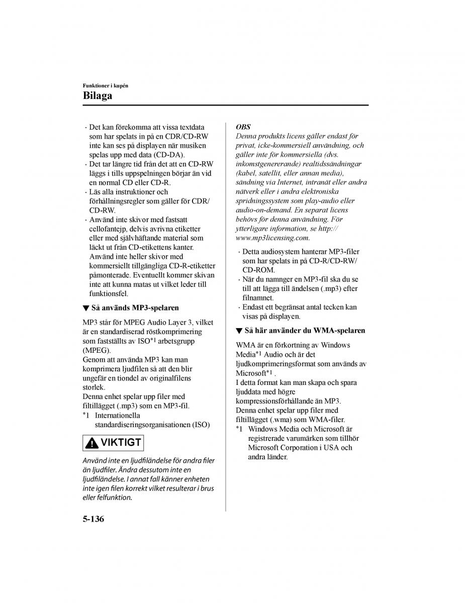 Mazda CX 5 II 2 instruktionsbok / page 533