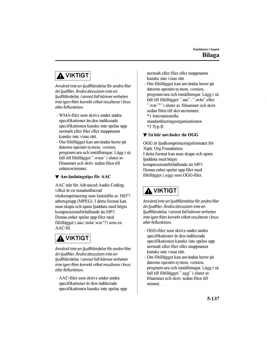 Mazda CX 5 II 2 instruktionsbok / page 534