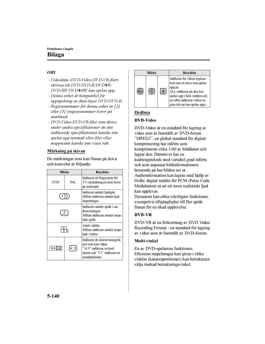 Mazda CX 5 II 2 instruktionsbok / page 537