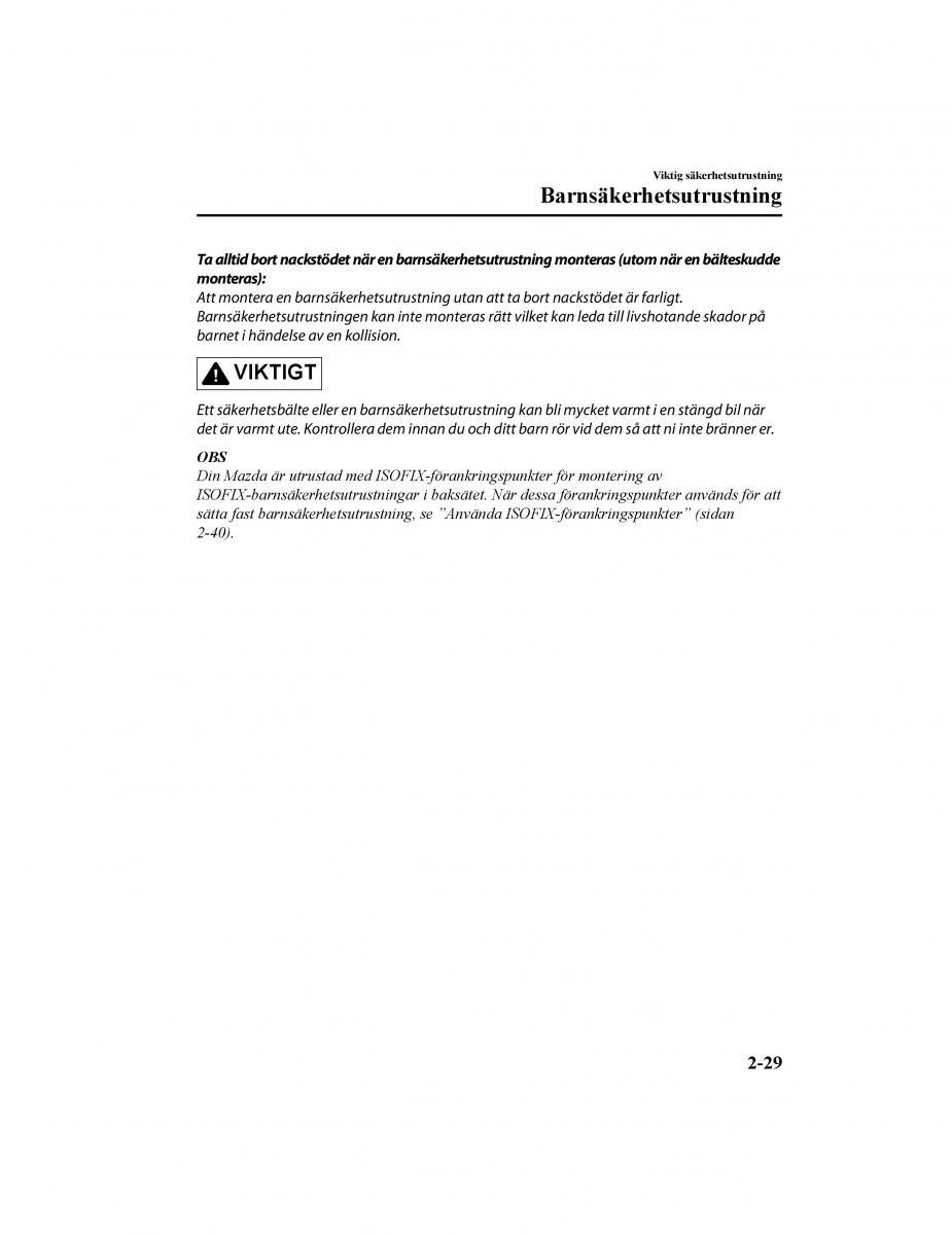 Mazda CX 5 II 2 instruktionsbok / page 54