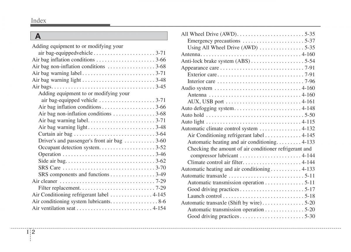 KIA Stinger owners manual / page 547