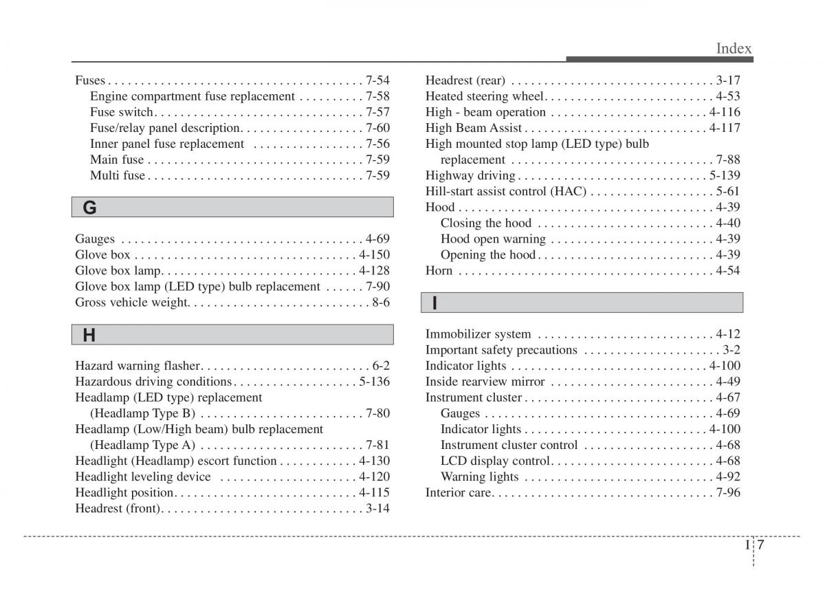 KIA Stinger owners manual / page 552