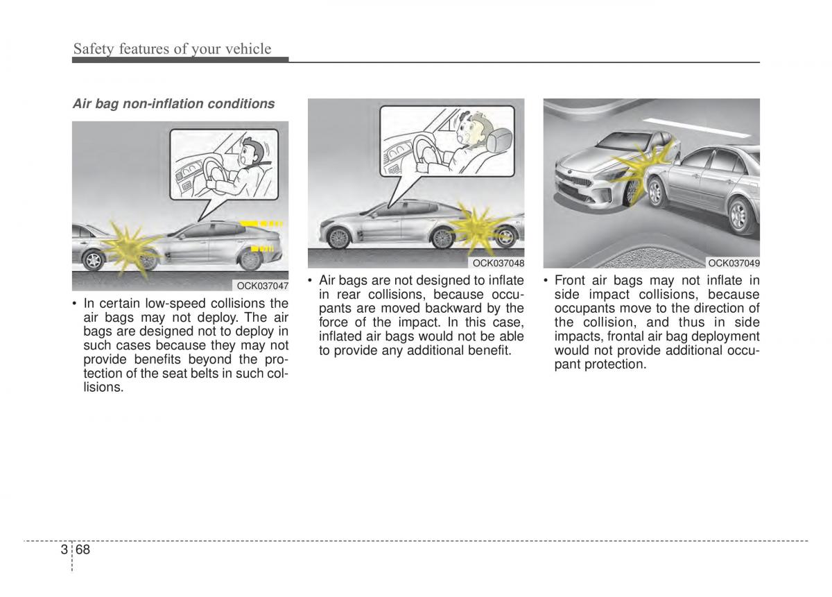 KIA Stinger owners manual / page 84