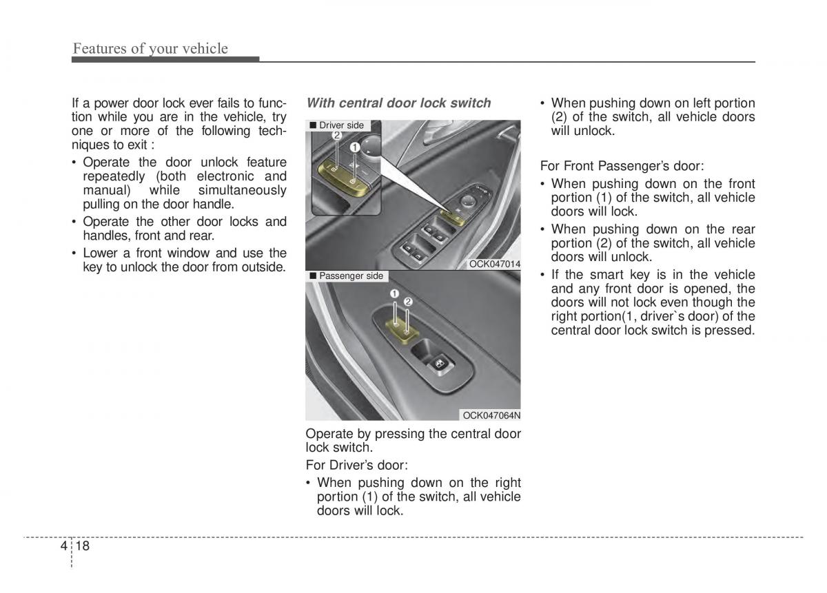 KIA Stinger owners manual / page 105