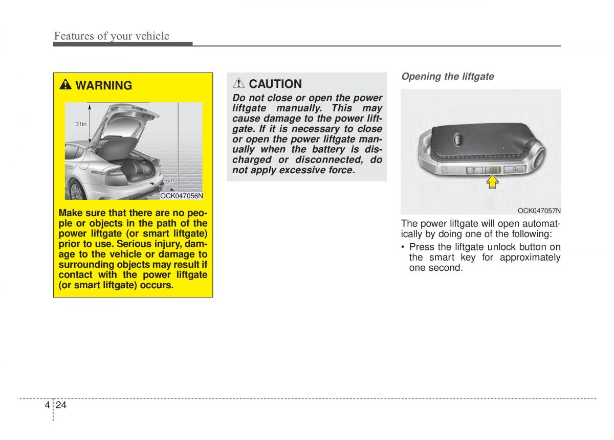 KIA Stinger owners manual / page 111