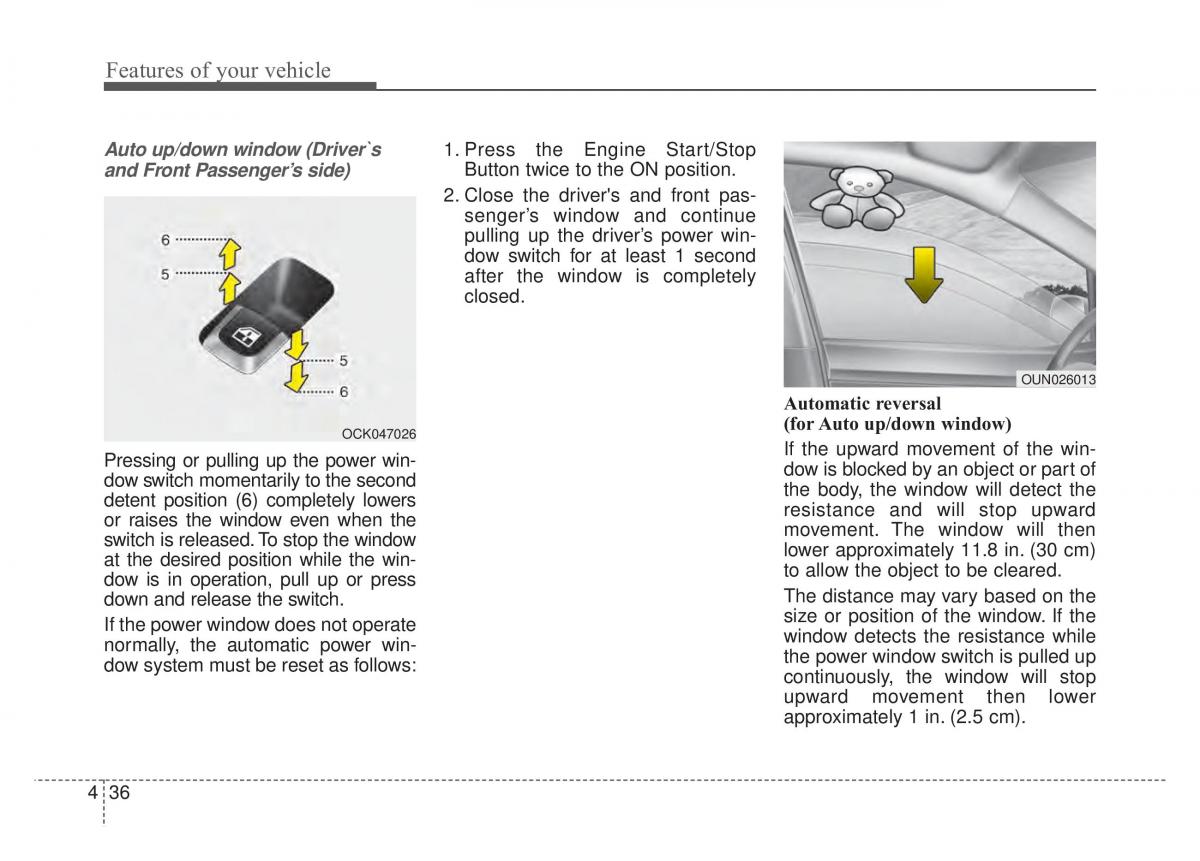 KIA Stinger owners manual / page 123