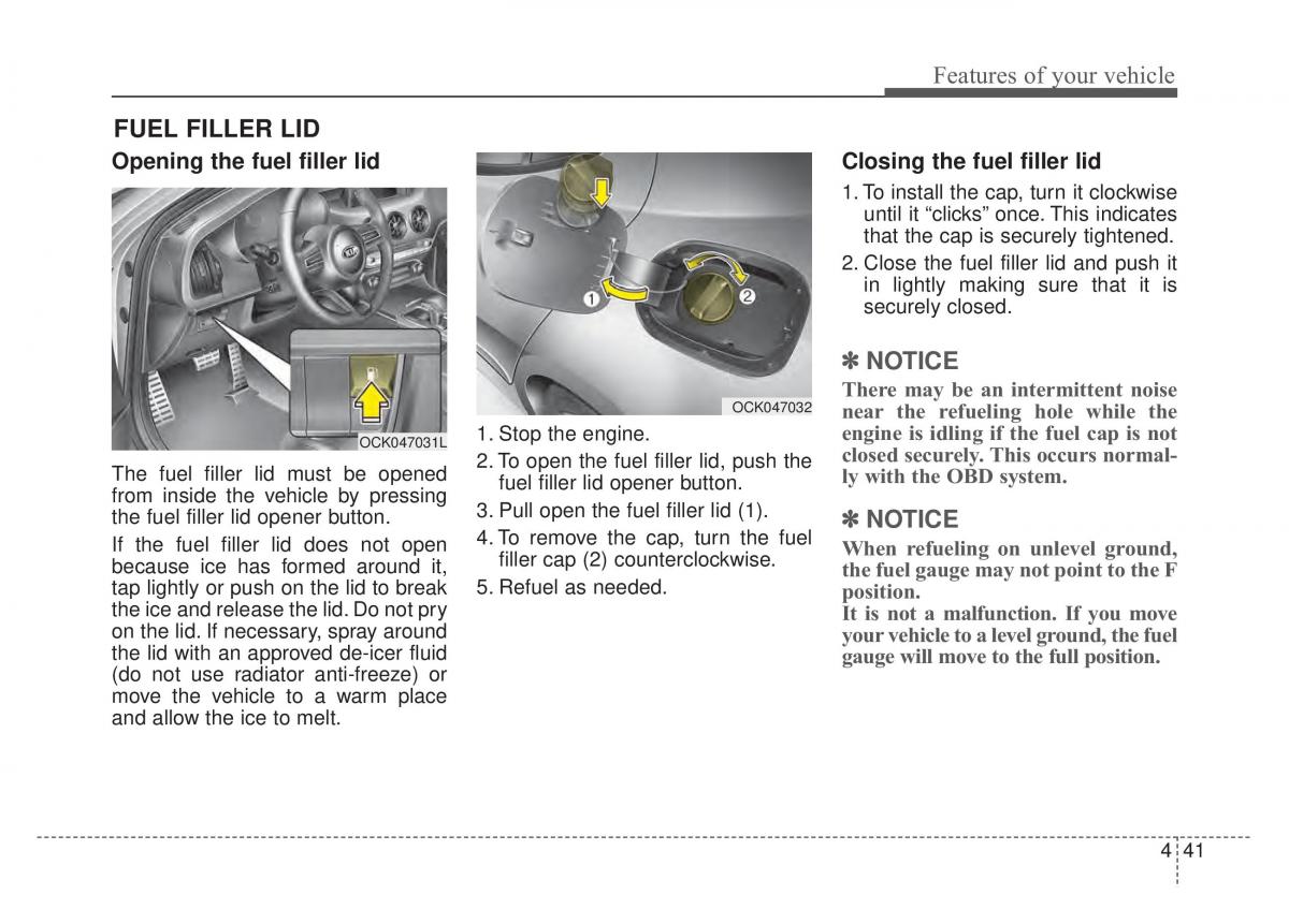 KIA Stinger owners manual / page 128