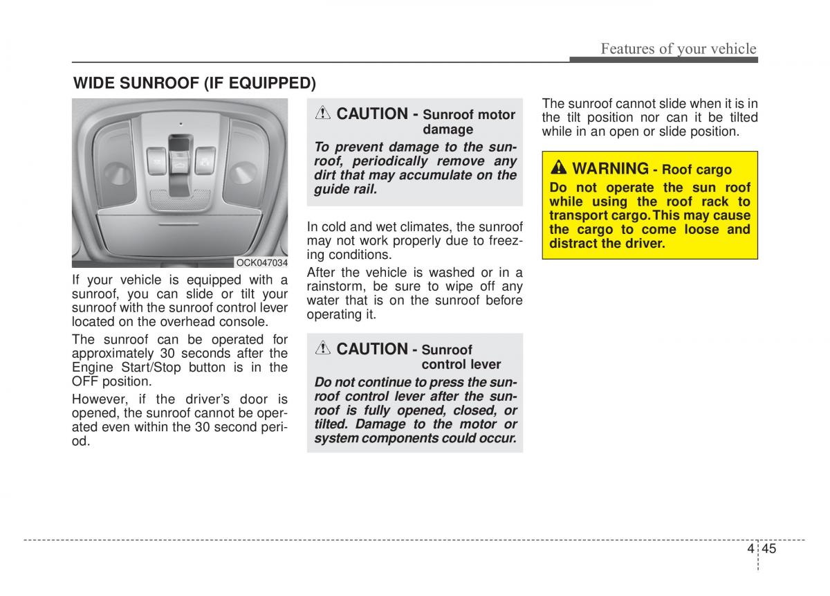 KIA Stinger owners manual / page 132