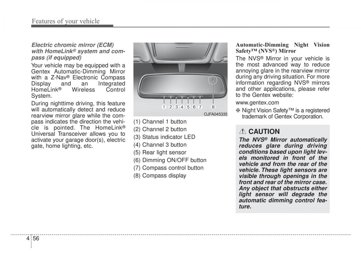 KIA Stinger owners manual / page 143