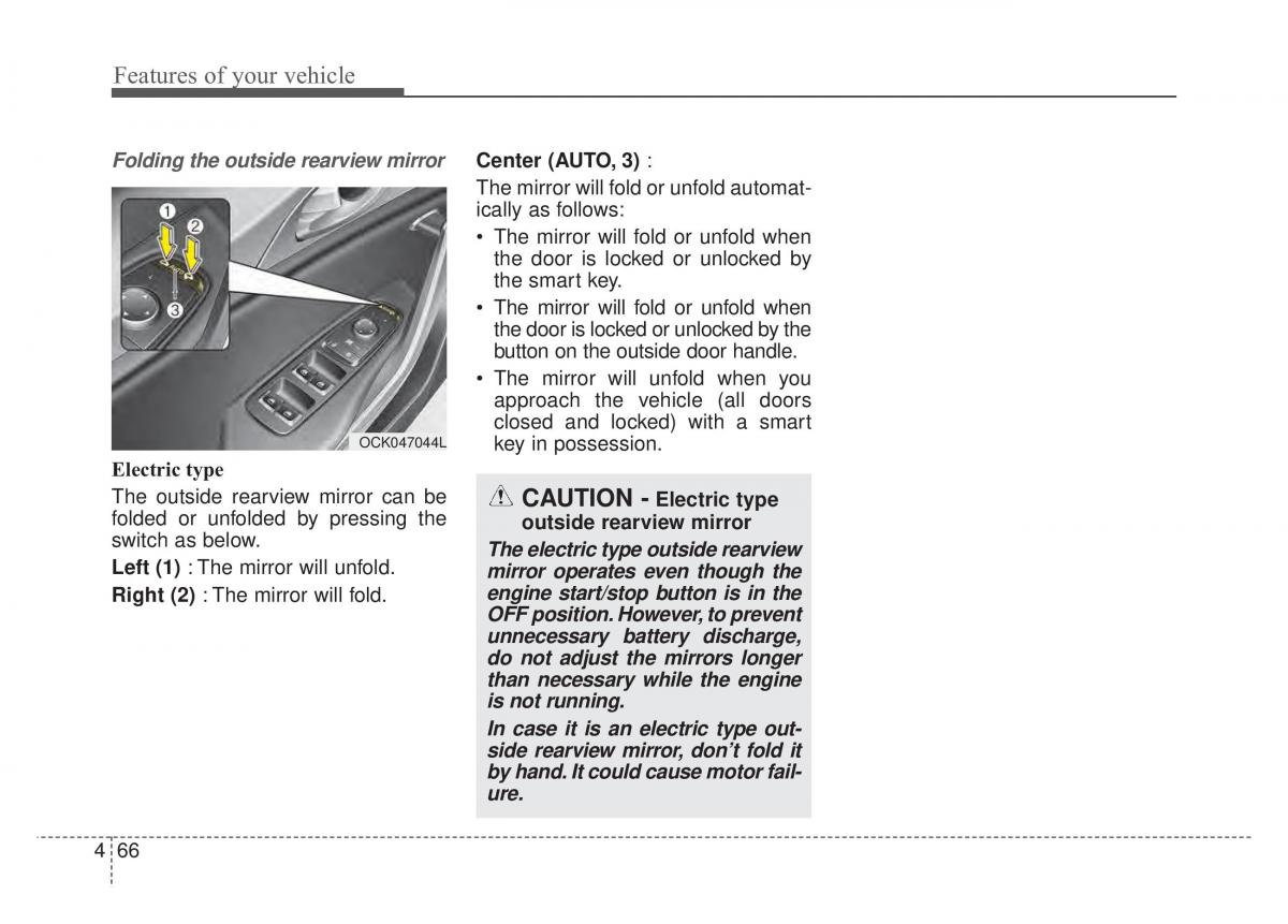 KIA Stinger owners manual / page 153