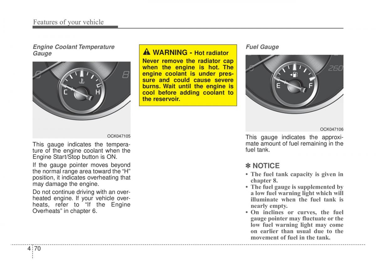 KIA Stinger owners manual / page 157