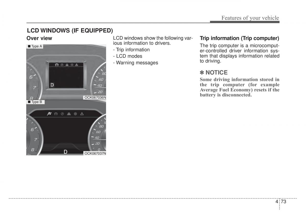 KIA Stinger owners manual / page 160