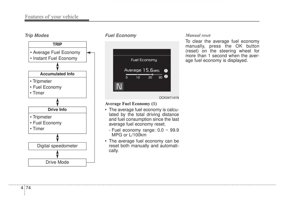 KIA Stinger owners manual / page 161