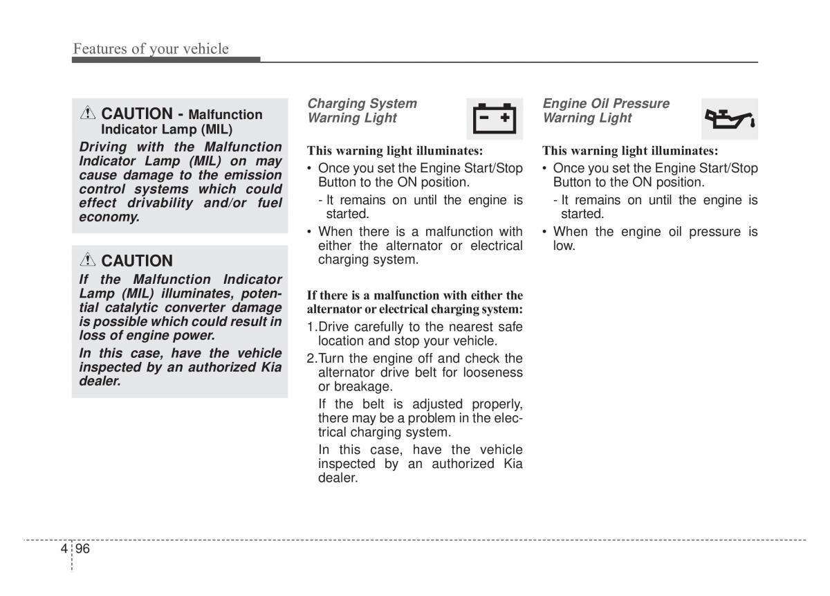 KIA Stinger owners manual / page 183