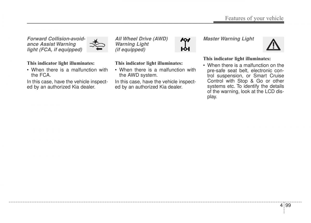 KIA Stinger owners manual / page 186