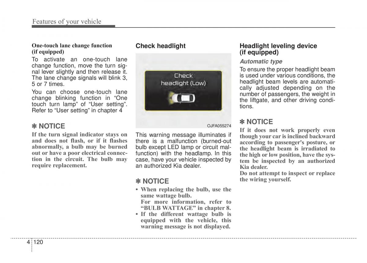 KIA Stinger owners manual / page 207